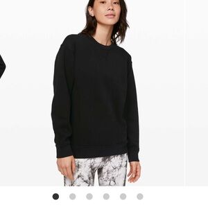 Black Lululemon All Yours Crew - Size 2